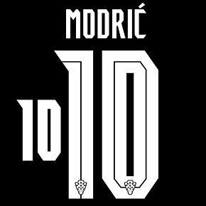 Modrić 10 (Official Printing) - 20-21 Croatia Away