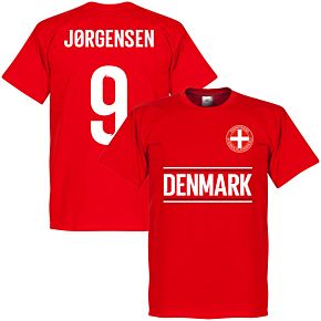 Denmark Jørgensen 9 Team Tee - Red