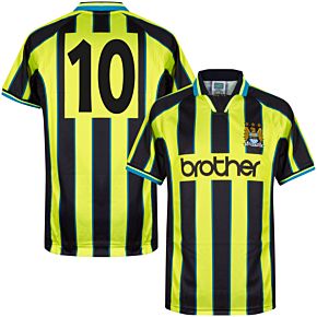 1999 Man City Retro Wembley Shirt + No.10