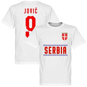 Serbia Jovic 9 Team Tee - White