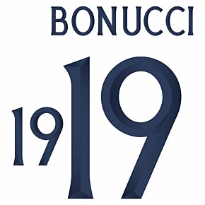 Bonucci 19 (Official Printing) - 23-24 Italy Away
