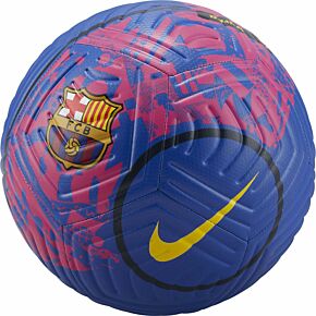 21-22 Barcelona Strike Football (Size 4) - Blue/Pink