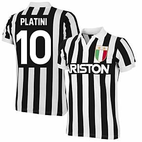 Copa '84 Juventus Home Retro Shirt + Platini 10