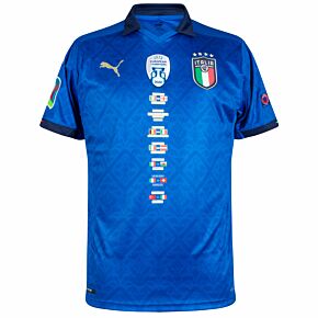 20-21 Italy Home Euro 2020 Road to Victory Commemorative Shirt