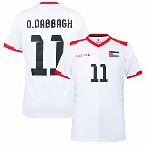 2024 Palestine Away Shirt + O.Dabbagh 11 (Fan Style)
