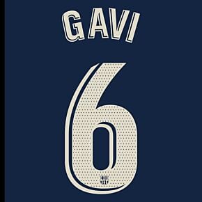 Gavi 6 (La Liga Printing) - 22-23 Barcelona Home