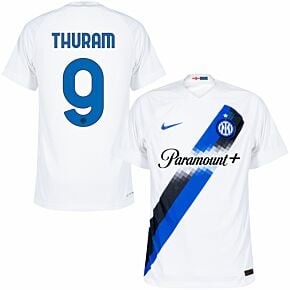 23-24 Inter Milan Dri-Fit ADV Match Away Shirt + Thuram 9 (Official Printing)