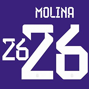 Molina 26 (Official Printing) - 22-23 Argentina Away
