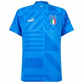 22-23 Italy Home Pre-Match Shirt - Blue