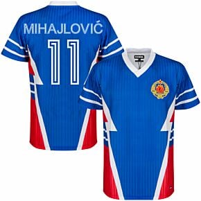 1990 Yugoslavia Retro Shirt + Mihajlović 11 (Fan Style)