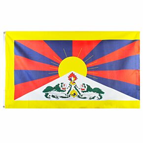 Tibet Large National Flag (90x150cm approx)