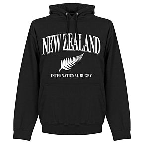 New Zealand Rugby Hoodie - Black