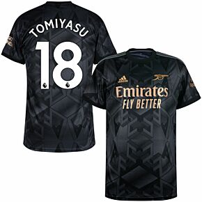 22-23 Arsenal Away Shirt + Tomiyasu 18 (Premier League)