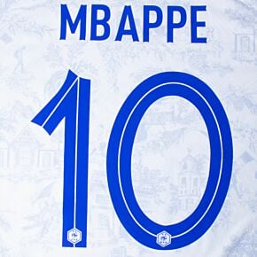 Mbappe 10 (Official Printing) - 22-23 France Away