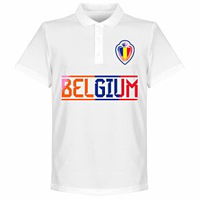 Belgium Team 2022 Polo Shirt - White