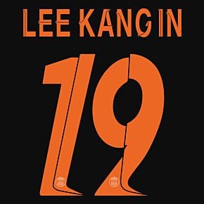 Lee Kang In 19 (Official Cup Printing) - 23-24 PSG 3rd