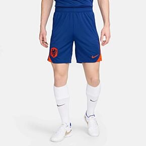24-25 Holland Dri-Fit Strike Shorts - Deep Royal/Safety Orange