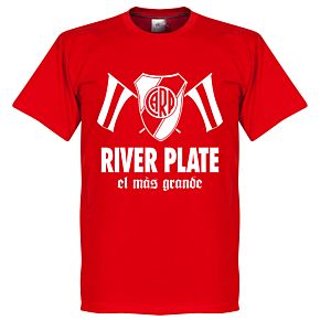 River Plate El Mas Grande Tee - Red