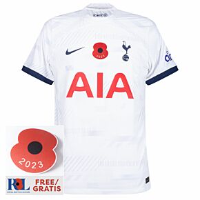 23-24 Tottenham Dri-Fit ADV Match Home Shirt + British Legion Poppy