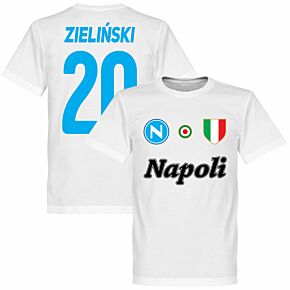 Napoli Zielinski 20 Team Tee - White