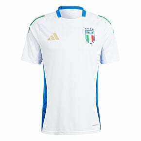 24-25 Italy Training Shirt - White/Blue