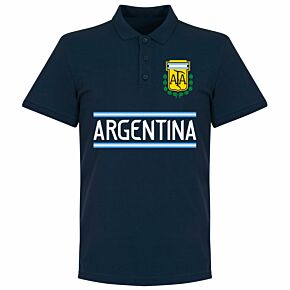 Argentina Team Polo Shirt - Navy