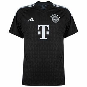 23-24 Bayern Munich GK S/S Shirt - Black - Kids