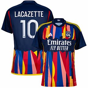 23-24 Olympique Lyon 3rd Shirt + Lacazette 10 (Ligue 1)