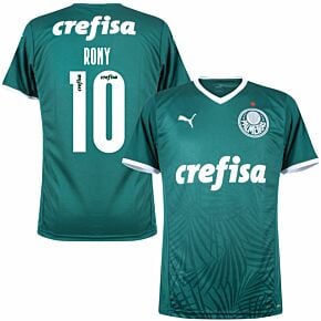 22-23 Palmeiras Home Shirt + Rony 10 (Fan Style Printing)