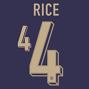 Rice 4 (Official Printing) - 24-25 England Away