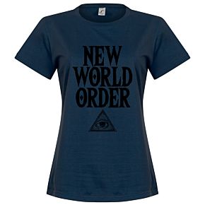 New World Order Womens Tee - Navy