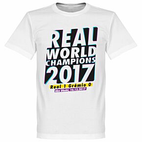 Real Madrid World Champions 2017 Tee - White