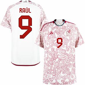22-23 Mexico Away Shirt + Raúl 9 (Official Printing)