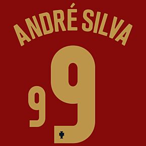 André Silva 9 (Official Printing) - 20-21 Portugal Home