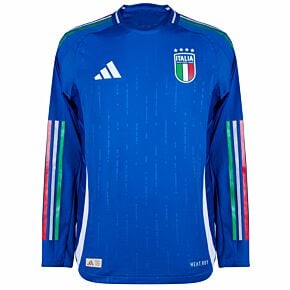 24-25 Italy Home Authentic L/S Shirt