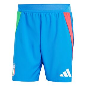 24-25 Italy Away Authentic Shorts - Blue