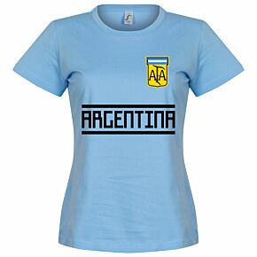 Argentina Team Womens Tee - Sky