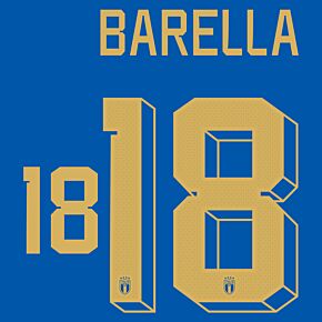 Barella 18 (Official Printing) - 22-23 Italy Home