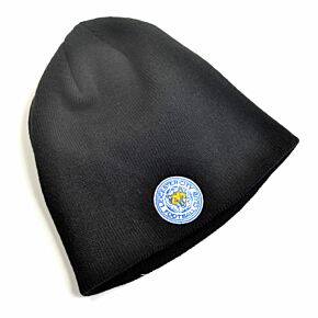 Leicester City Beanie Hat - Black