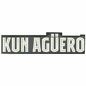 Kun Agüero Nameblock - 21-22 Barcelona Home (Cup Style)