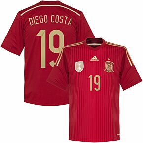 Spain Home Diego Costa Jersey2014 / 2015