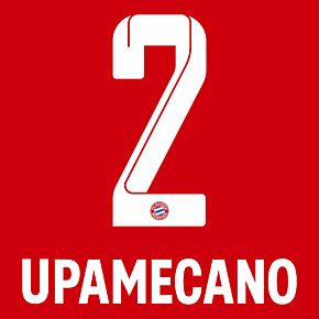 Upamecano 2 (Official Printing) - 21-23 Bayern Munich Home