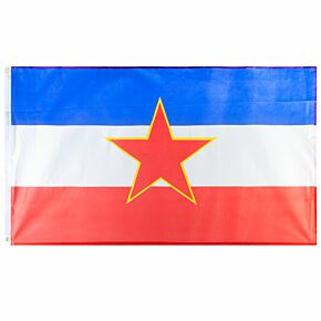 Yugoslavia Large National Flag - With Star (90x150cm approx)