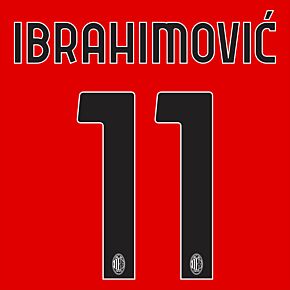 Ibrahimović 11 (Official Printing) - 23-24 AC Milan Home