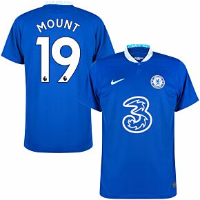 22-23 Chelsea Home Shirt + Mount 19 (Premier League)