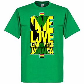 One Love Jammin For Jamaica Tee - Green