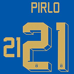Pirlo 21 (Official Printing) - 22-23 Italy Home