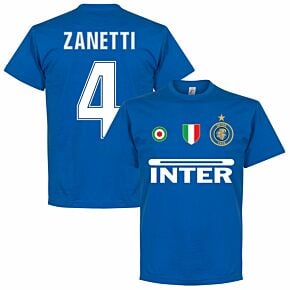 Inter Zanetti 4 Team Tee - Royal