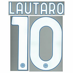 Lautaro 10 (Official Printing) - 21-22 Inter Milan Home