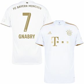 22-23 Bayern Munich Away Shirt + Gnabry 7 (Official Printing)